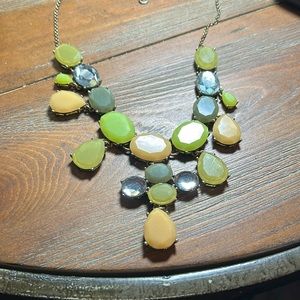 JCrew multi color chunky necklace.